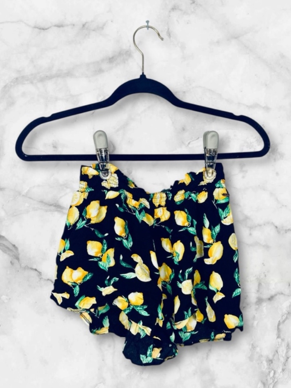 5 for $25 VS Pink black loose fit stretchy high waist lemon shorts size XS